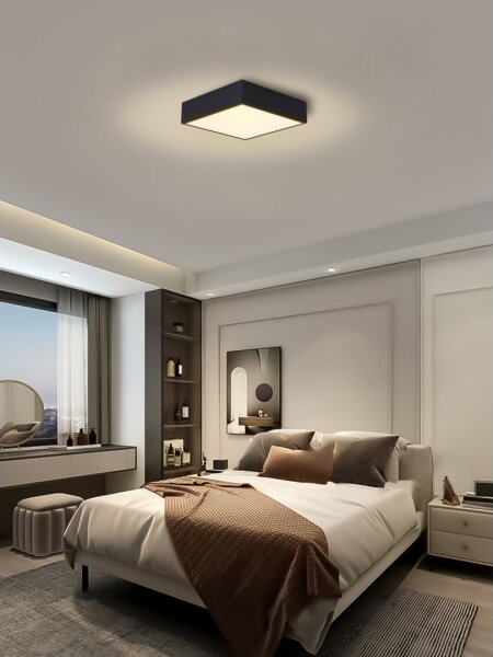Immax NEO 07237L - Plafoniera LED dimmerabile CANTO 22W/230V nero Tuya+RC