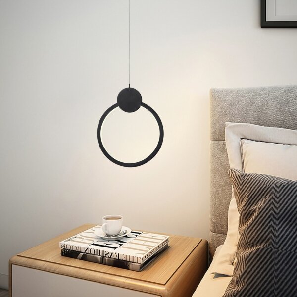 Immax NEO 07233L - Lampadario a sospensione con filo LED dimmerabile LITE OVALE LED/18W/230V Tuya + +TC