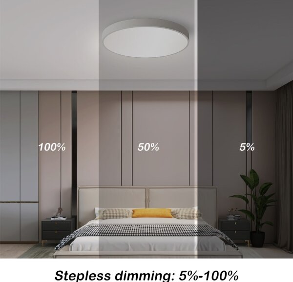 Immax NEO 07251L -Luce LED dimmerabile SEMPLICI 36W/230V Wi-Fi Tuya bianco + TC
