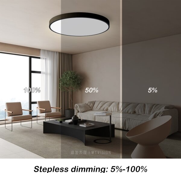 Immax NEO 07250L-Luce LED dimmerabile SEMPLICI 60W/230V Wi-Fi Tuya nero +RC