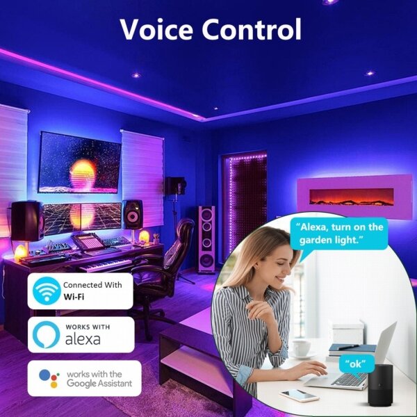Immax NEO 07776L - Lampada dimmerabile LED RGB AMBIENTE LED/12W/230V Wi-Fi Tuya+telecomando