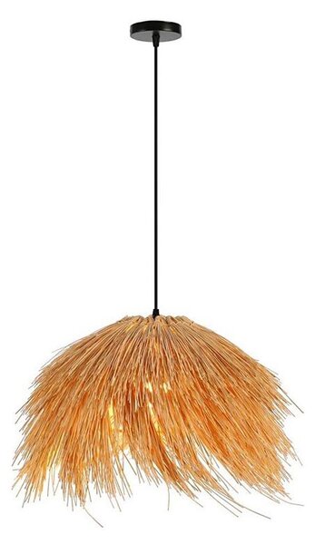 Immax 08272L - Lampadario a sospensione con filo NATURALEZA 1xE27/40W/230V diametro 55 cm rattan