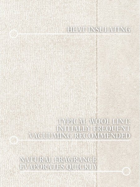 Tappeto color crema in misto lana tessuto a mano 120x180 cm Kari – Villeroy&Boch