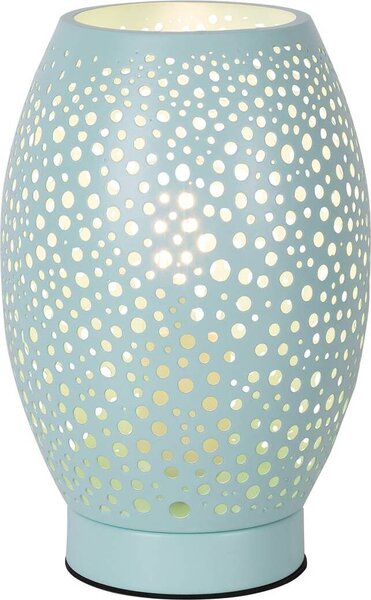 Lampada da tavolo Gerda metal mint L:15,5 cm H:23,5 cm funziona solo con una sorgente luminosa a risparmio energetico, interruttore a cavo
