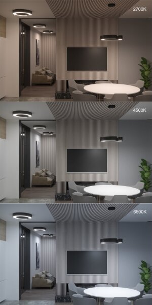 Immax NEO 7134- LED SMART Lampadario dimmerabile a sospensione con filo CÉČKO LED/43W/230V+RC 60 cm