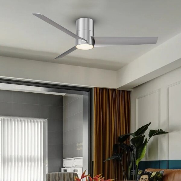 ZEVENTI - Ventilatore da soffitto BARROSA LED/18W/230V Wi-Fi Tuya + telecomando