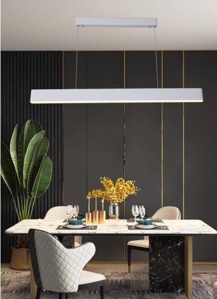 Immax NEO 07157-W120X-LED RGB+CCT Lampadario dimmerabile MILANO LED/40W/230V Tuya