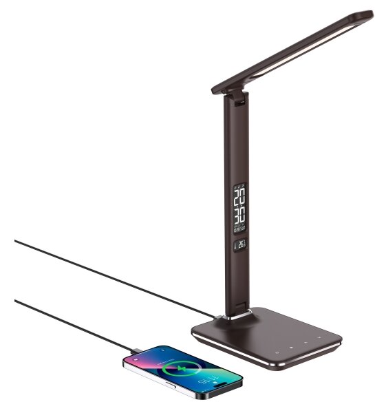 Brilagi-LED Lampada dimmerabile con ricarica wireless REGINA LED/8,5W/230V marrone
