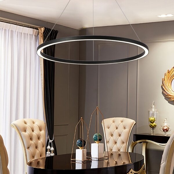 Immax NEO 07158-B80 - LED Lampadario dimmerabile FINO LED/60W/230V Tuya nero + tc