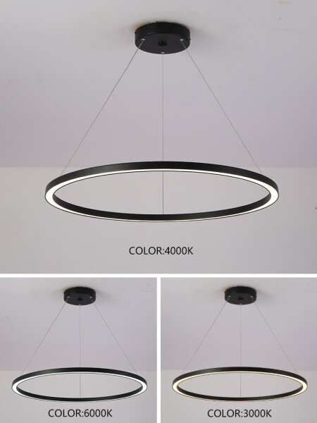 Immax NEO 07158-B80 - LED Lampadario dimmerabile FINO LED/60W/230V Tuya nero + tc