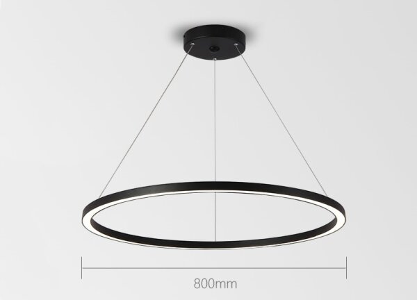 Immax NEO 07158-B80 - LED Lampadario dimmerabile FINO LED/60W/230V Tuya nero + tc