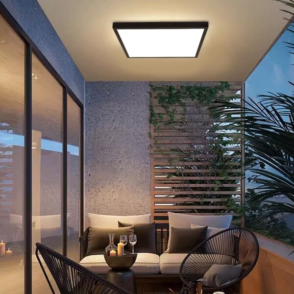 Brilagi - Lampada LED da bagno FRAME LED/50W/230V 3000/4000/6000K IP44 nero