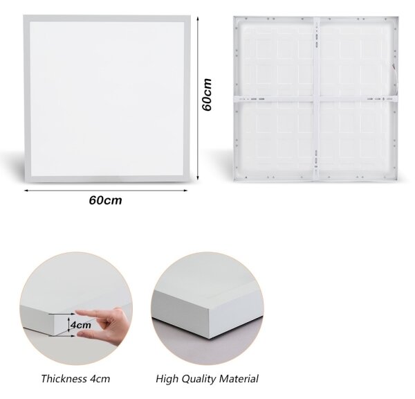 Brilagi - Lampada LED da bagno FRAME LED/50W/230V 3000/4000/6000K IP44 bianco