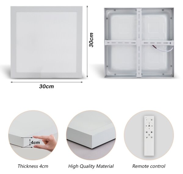Brilagi-LED Lampada da bagno dimmerabile FRAME SMART LED/24W/230V IP44 bianca+RC