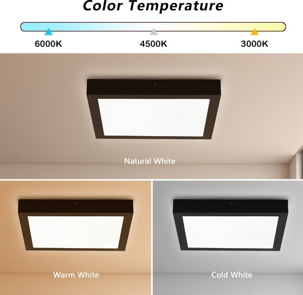 Brilagi - LED Dimmerabile plafoniera FRAME SMART LED/24W/230V nera + DO