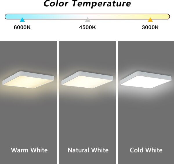 Brilagi - Lampada LED dimmerabile POOL SQUARE LED/36W/230V 3000-6000K 40x40 cm bianco+D