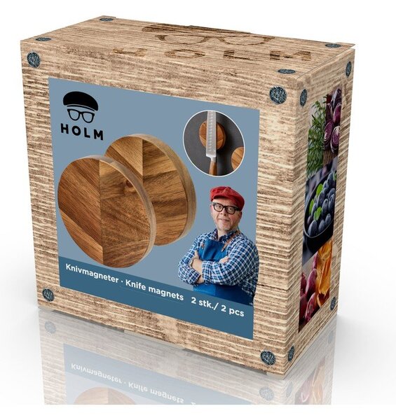 Portacoltelli magnetico in legno – Holm