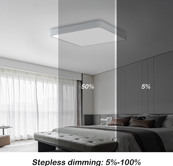 Brilagi - Lampada LED dimmerabile POOL SQUARE LED/48W/230V 3000-6000K 50x50 cm bianco+D