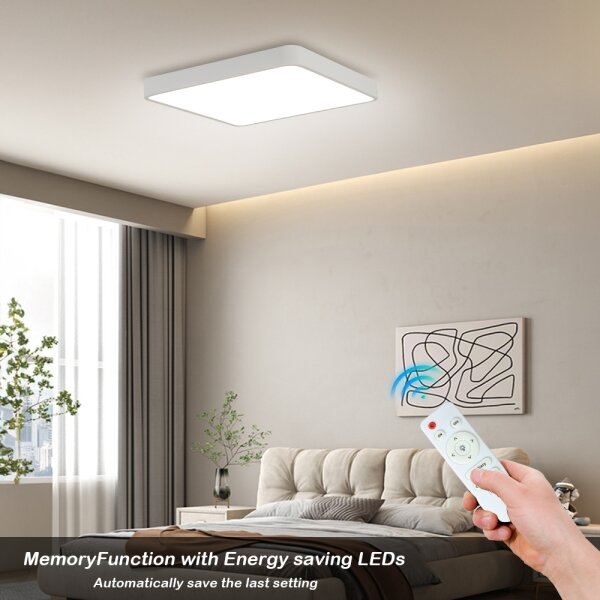 Brilagi - Lampada LED dimmerabile POOL SQUARE LED/36W/230V 3000-6000K 40x40 cm bianco+D