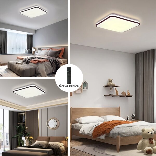 Brilagi - Plafoniera LED dimmerabile SMART LED/36W/230V 53x53 cm Wi-Fi Tuya + telecomando