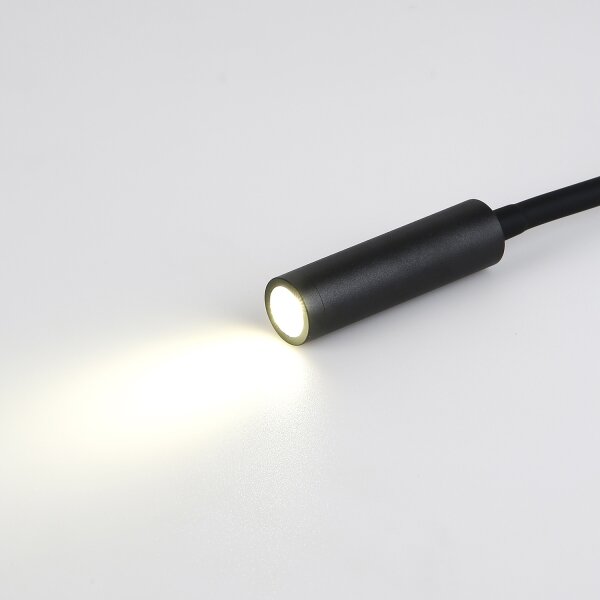 Brilagi - LED Lampada flessibile da muro MAYA LED/3W/230V 4000K nero