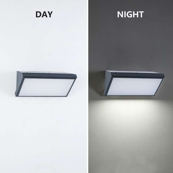 Brilagi - Applique da esterno LED con sensore TRIANGLE LED/20W/230V antracite