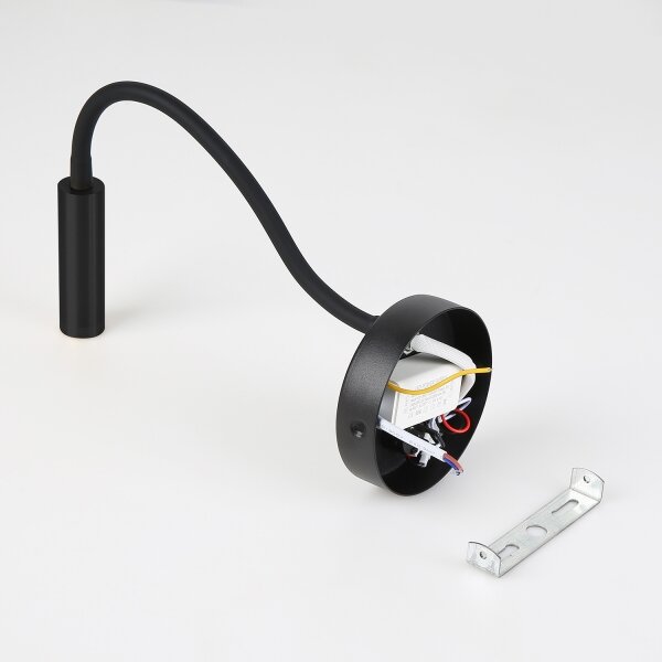 Brilagi - LED Lampada flessibile da muro MAYA LED/3W/230V 4000K nero