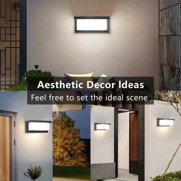 Brilagi-LED Applique da esterno con sensore BRICKY LED/12W/230V antracite IP54