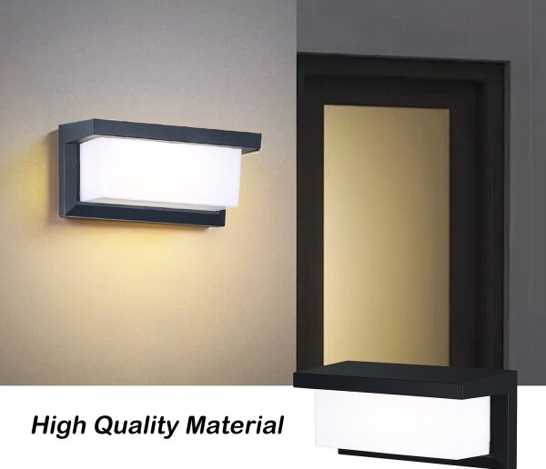 Brilagi - Applique a LED da esterno BRICKY LED/12W/230V nero IP54