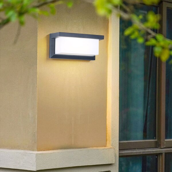 Brilagi-LED Applique da esterno con sensore BRICKY LED/12W/230V antracite IP54