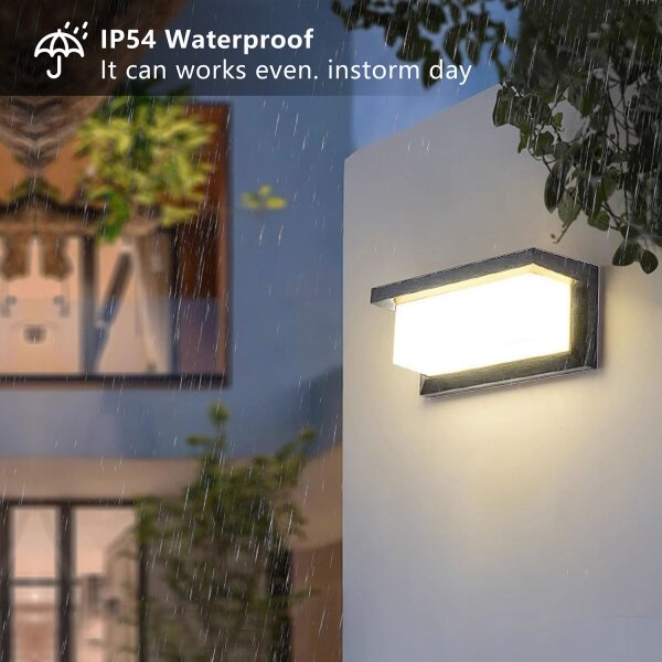 Brilagi-LED Applique da esterno con sensore BRICKY LED/12W/230V antracite IP54