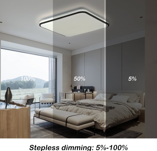 Brilagi - Plafoniera LED dimmerabile SMART LED/36W/230V 53x53 cm Wi-Fi Tuya + telecomando