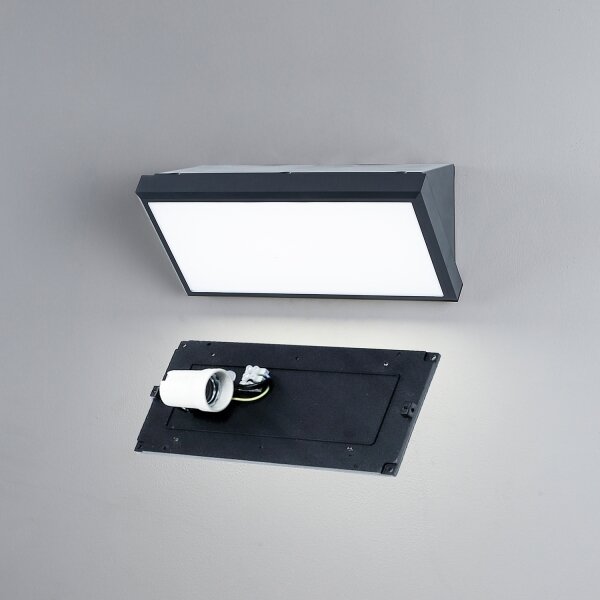 Brilagi - Applique da esterno TRIANGLE 1xE27/60W/230V antracite IP65