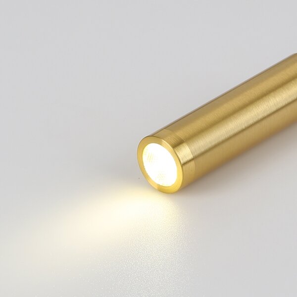 Brilagi - LED Lampada flessibile da muro MAYA LED/3W/230V 4000K nero/oro