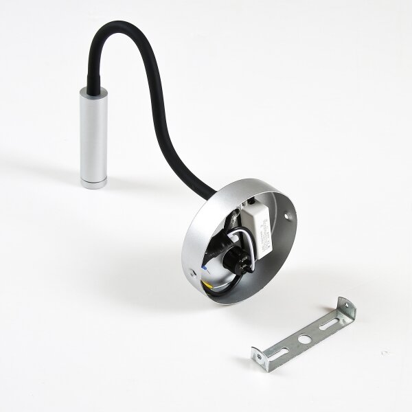 Brilagi - LED Lampada flessibile da muro MAYA LED/3W/230V 4000K argento