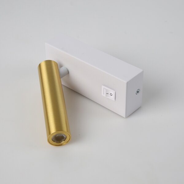 Brilagi - Luce Spot da parete a LED MAYA LED/3W/230V 4000K bianco/oro