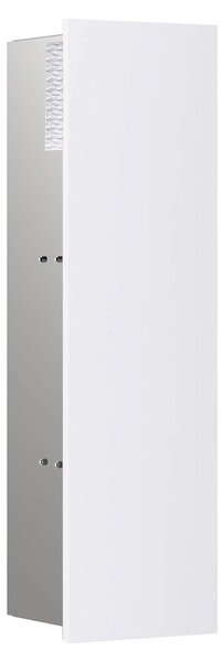 Emco asis pure module WC, montage encastré, charnière de porte à droite, façade en verre sur toute la longueur, 600x170mm, 975528409, 975528409