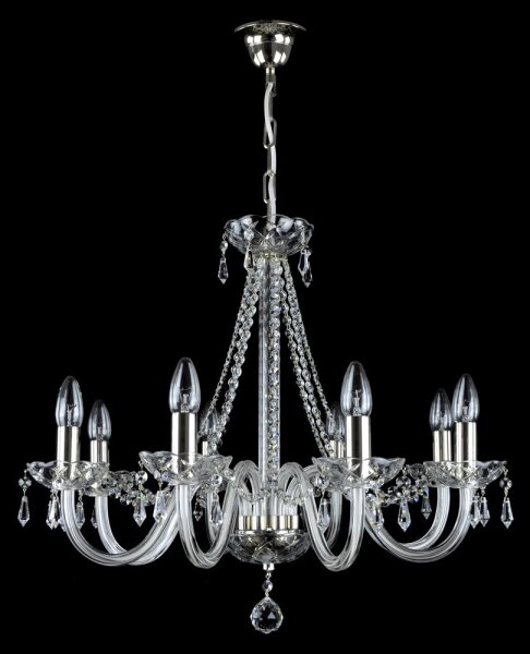 Wranovsky JWZ117082101 - Lampadario di cristallo a sospensione con catena BONTON 8xE14/40W/230V
