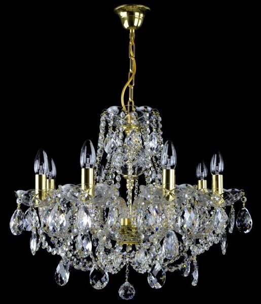 Wranovsky JWZ151082130 - Lampadario di cristallo a sospensione con catena CLASSE 8xE14/40W/230V
