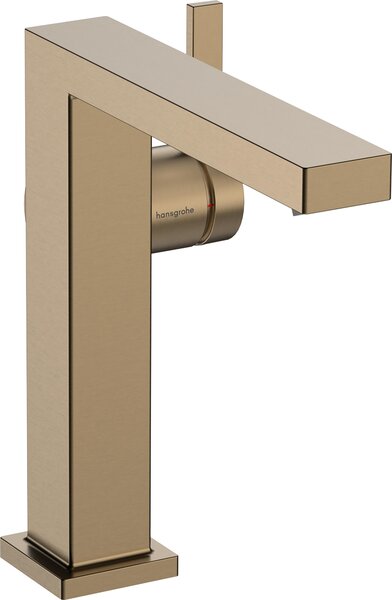 Hansgrohe Tecturis E Fine Mitigeur monocommandé pour lavabo 150, saillie 157mm, sans garniture de vidage, CoolStart, EcoSmart+, 73041140, 73041140