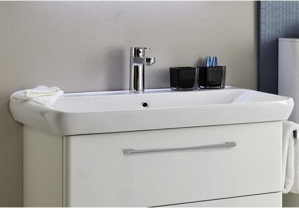 Lavabo da bagno in Vetroceramica Pelipal Pineo, modello Belo, 80,5 cm