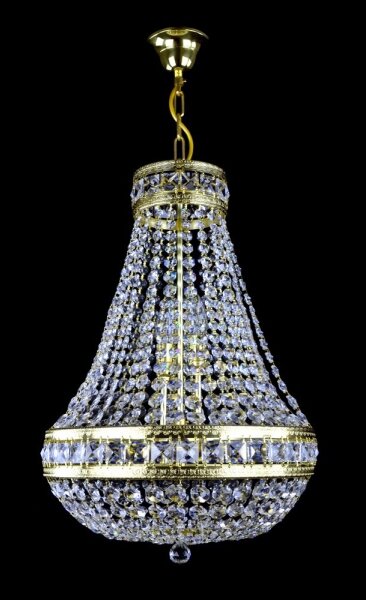 Wranovsky JWZ014060100-8 - Lampadario di cristallo a sospensione con catena STOCKHOLM 8xE14/40W/230V