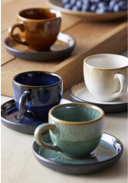Tazzina per espresso verde in ceramica 70 ml Gastro Green/Black – Bitz