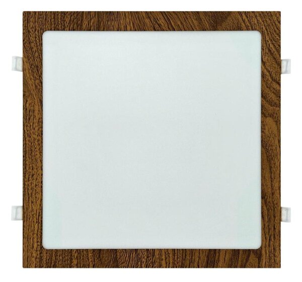 Lampada LED da incasso SQUARE LED/24W/230V 4200K 29,2x29,2 cm marrone