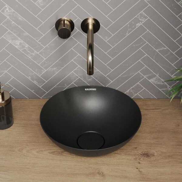 Kaldewei AVELLINO, lavabo da appoggio, modello 3203, diametro 30 cm
