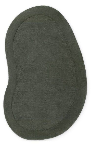 Tappeto verde scuro in misto lana tessuto a mano 125x200 cm Kari Organic – Villeroy&Boch