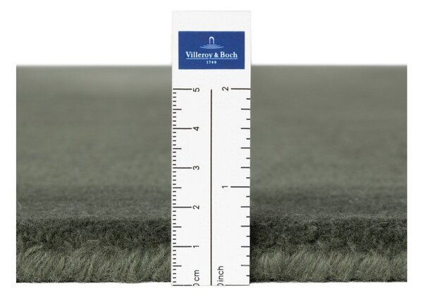 Tappeto rotondo verde scuro in misto lana tessuto a mano ø 160 cm Kari Organic – Villeroy&Boch