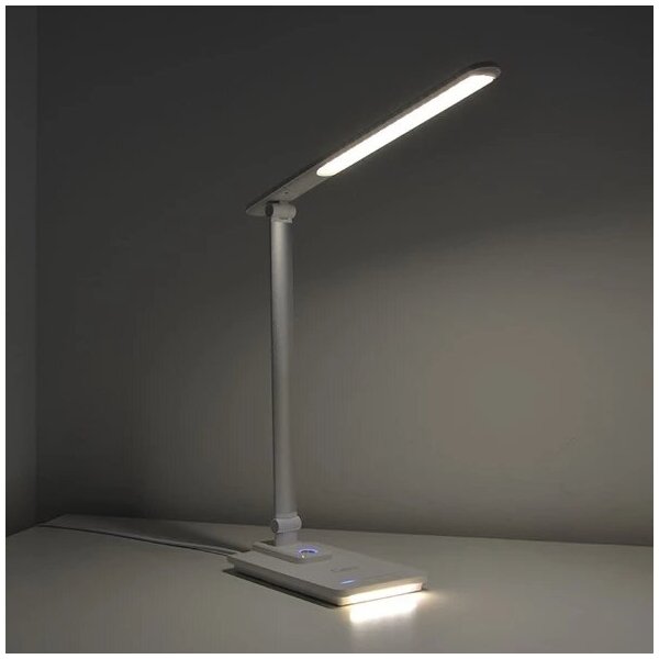 Lampada da tavolo LED dimmerabile USB 9W 230V 3000K/4000K/5500K bianco