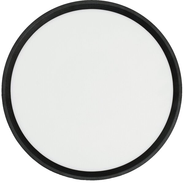 Fulgur 42362 - Plafoniera LED NOMY LED/24W/230V diametro 30 cm nero