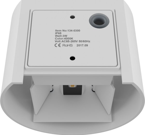 APLED - Applique a LED da esterno OVAL 2xLED/3W/230V IP65